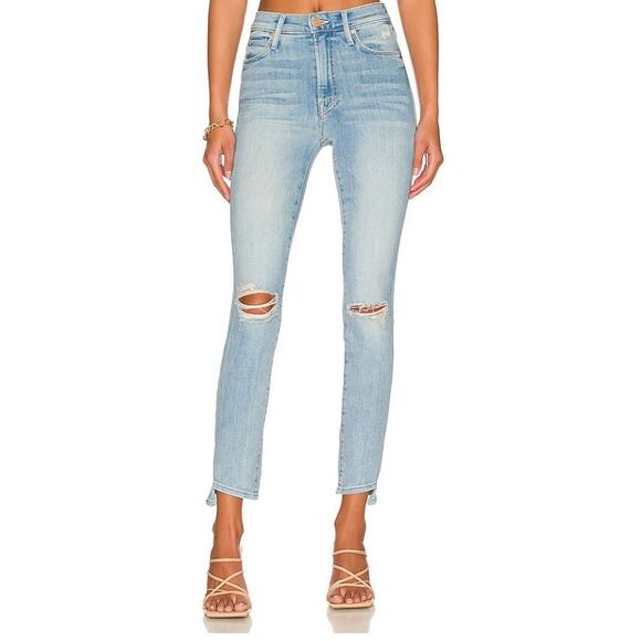 Mother The Stunner Zip Ankle Step Chew Jeans Size 27 NWOT - Picture 2 of 8